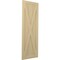 Ekena Millwork True Fit PVC Single X-Board Farmhouse Fixed Mount Shutters, Natural Twine, 18W x 80H, PR TFP001FH18X080NT - alternate 10